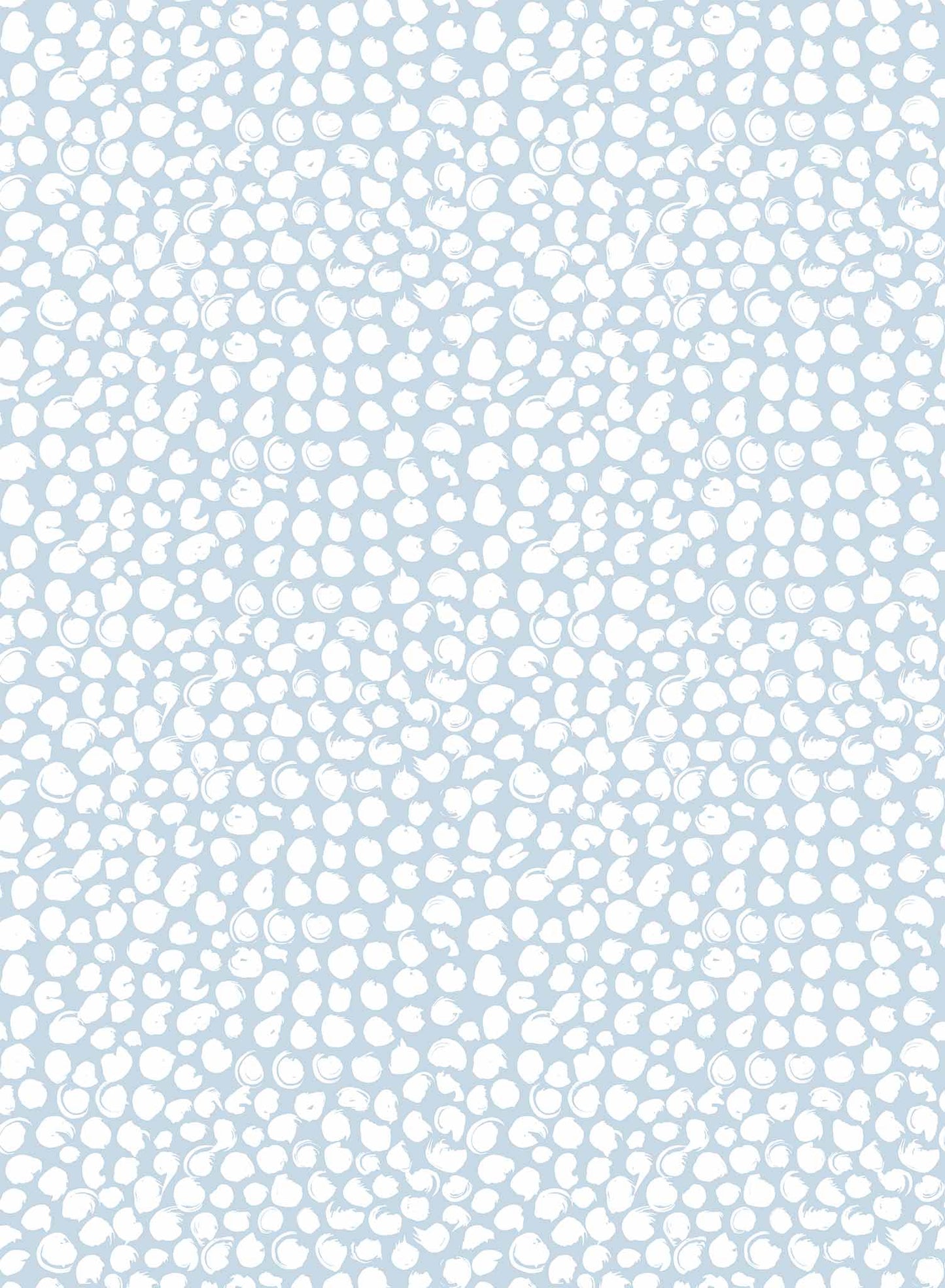 On the Dot is a minimalist wallpaper by Opposite Wall of imperfect dots of different sizes and looks.