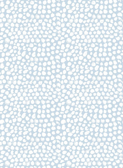 On the Dot is a minimalist wallpaper by Opposite Wall of imperfect dots of different sizes and looks.