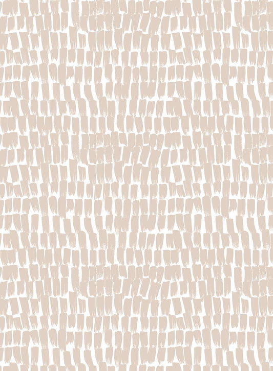 Stroke of Genius is a minimalist wallpaper by Opposite Wall of short vertical brush strokes.