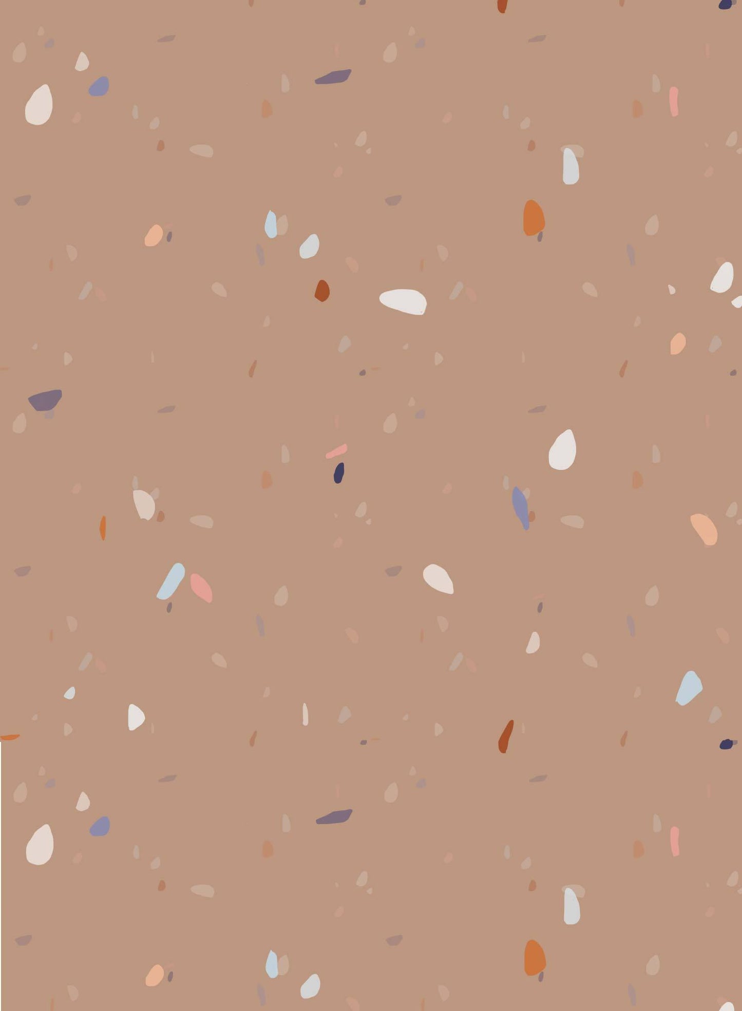 Confetti is a minimalist wallpaper by Opposite Wall of colourful confetti floating around.