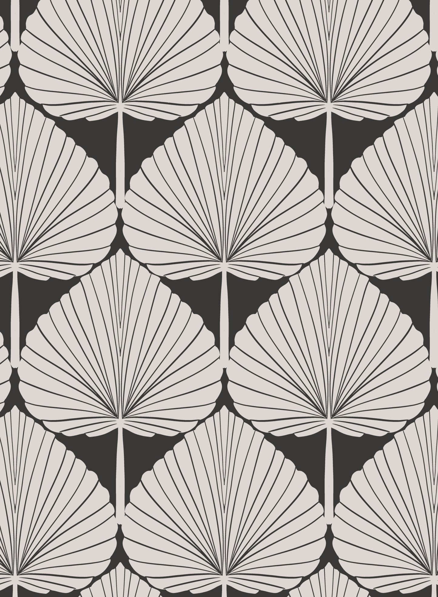 Art Deco Palms, Wallpaper