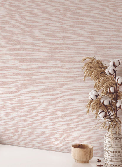 Catalogne is a minimalist wallpaper by Opposite Wall of a collection of very thin striped waves.
