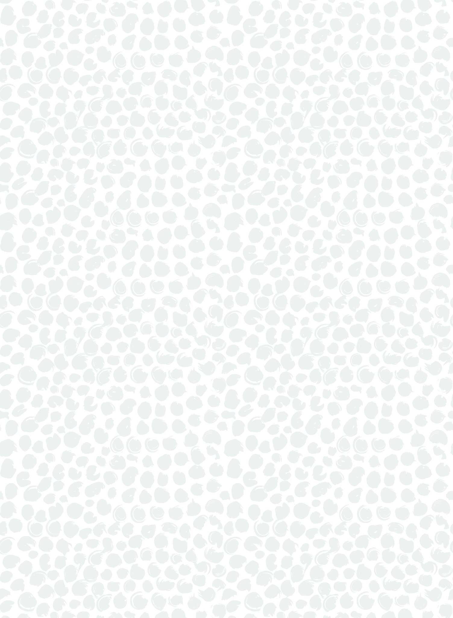 On the Dot is a minimalist wallpaper by Opposite Wall of imperfect dots of different sizes and looks.