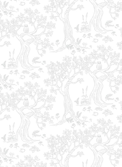 Enchanted is a minimalist wallpaper by Opposite Wall of a enchanted trees