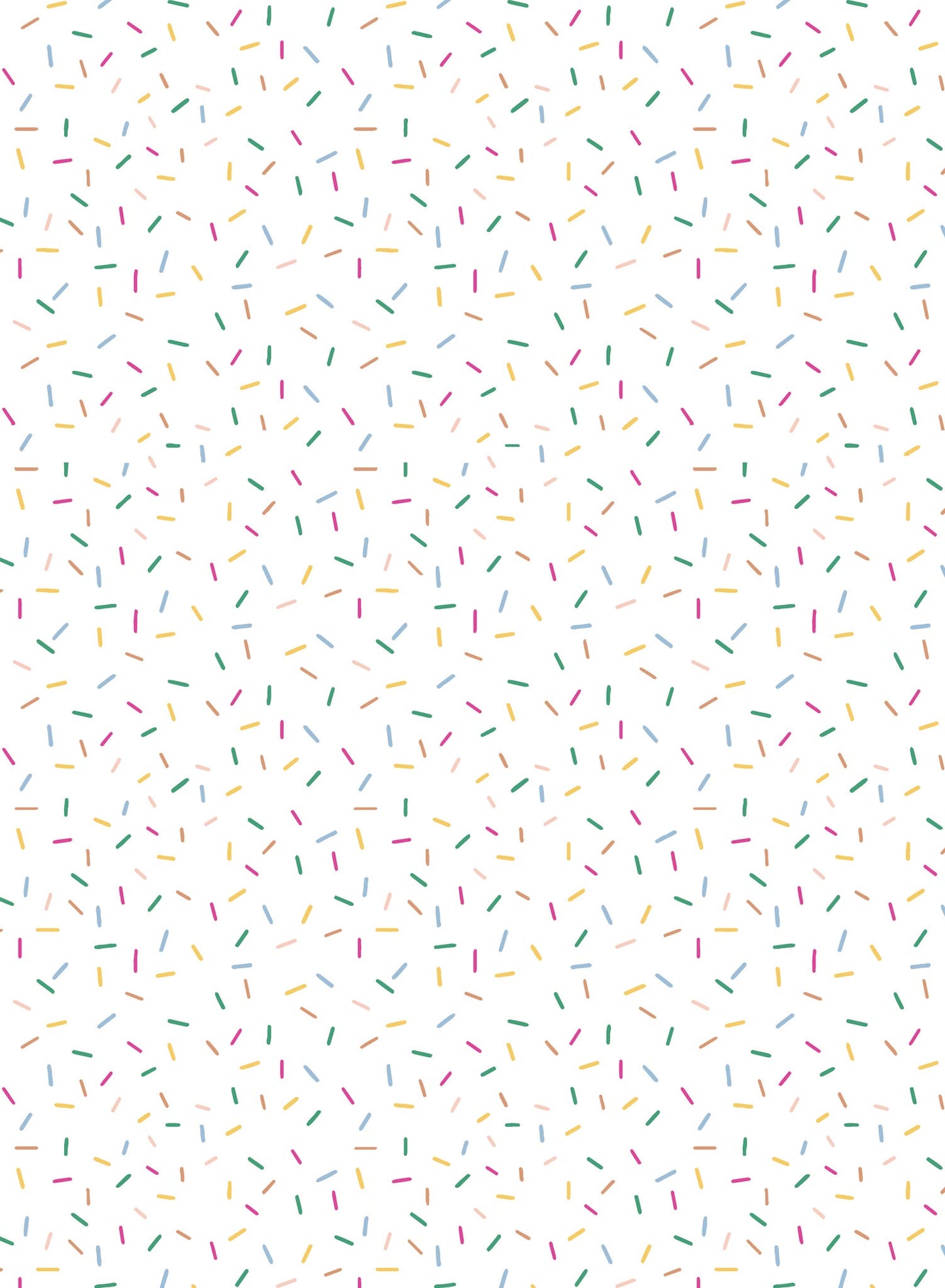 Birthday Cake is a minimalist wallpaper by Opposite Wall of a colourful straight small line floating around