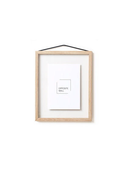 Floating Solid Oak Frame, 8x10 in | 20x25 cm