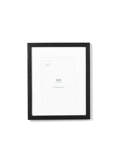 Scandinavian black oak frame by Opposite Wall - Front of the frame - Size 8x10 inches