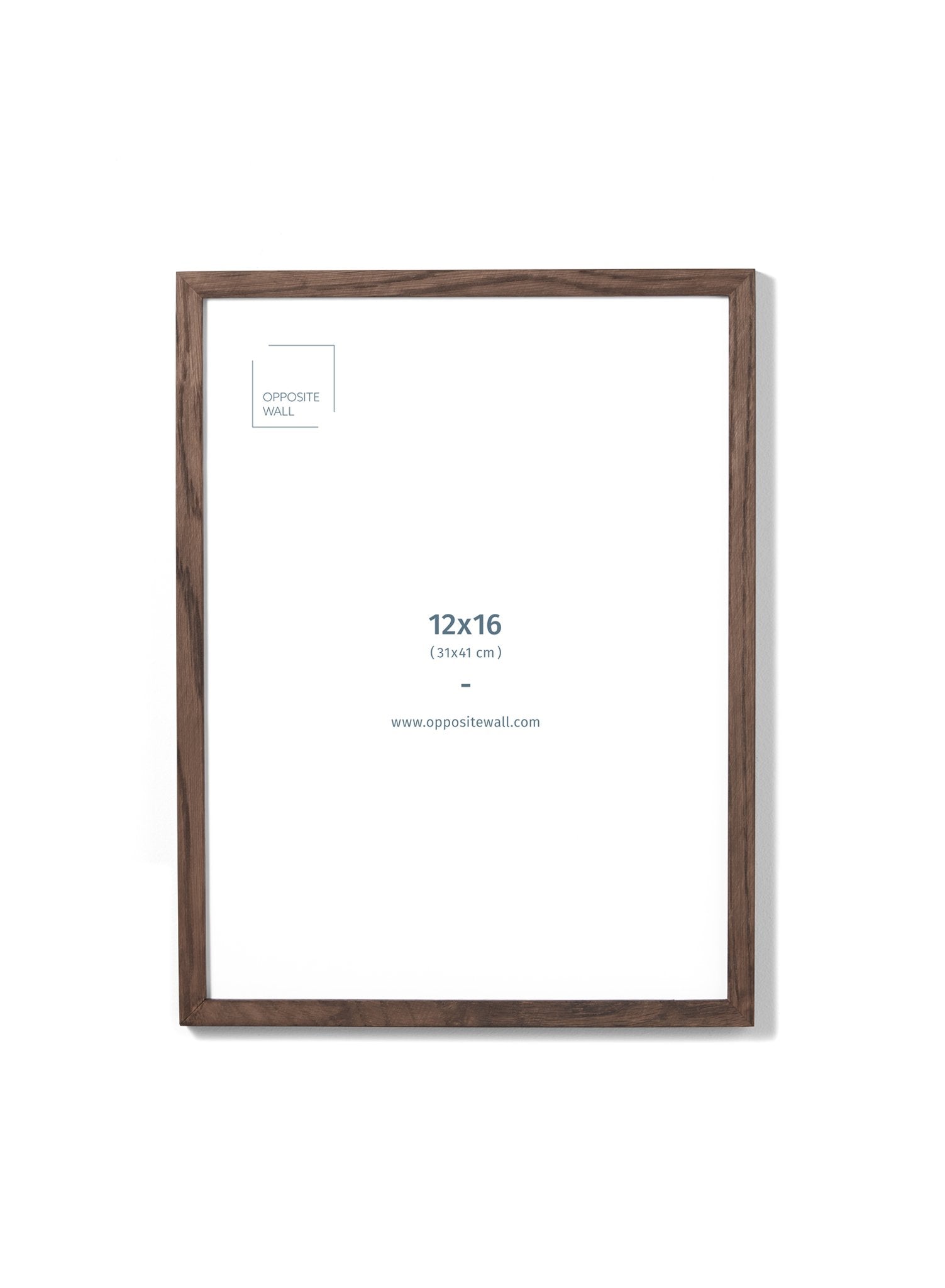 Scandinavian dark oak frame by Opposite Wall - Front of the frame - Size 12x16