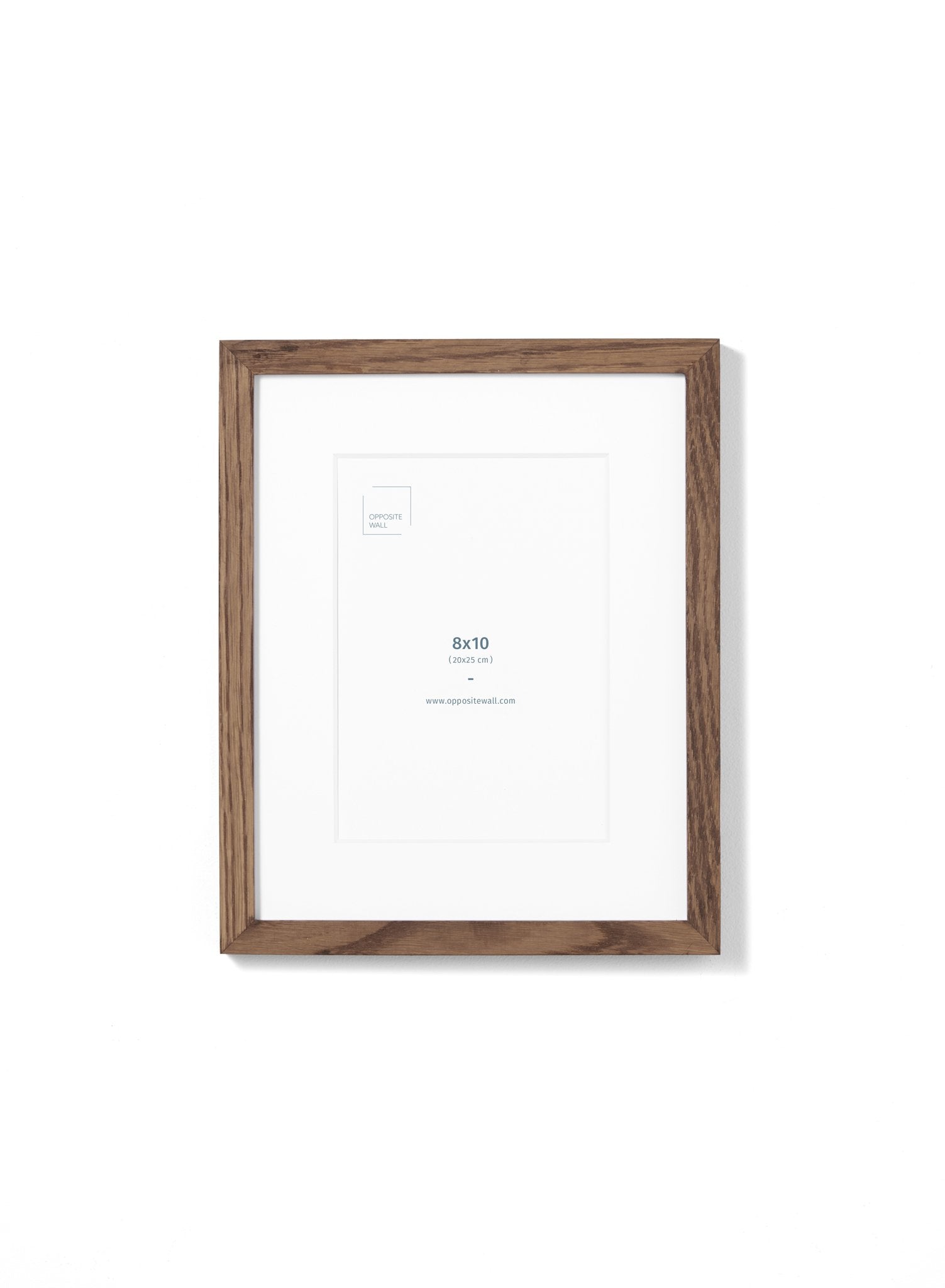 Scandinavian dark oak frame by Opposite Wall - Front of the frame - Size 8x10