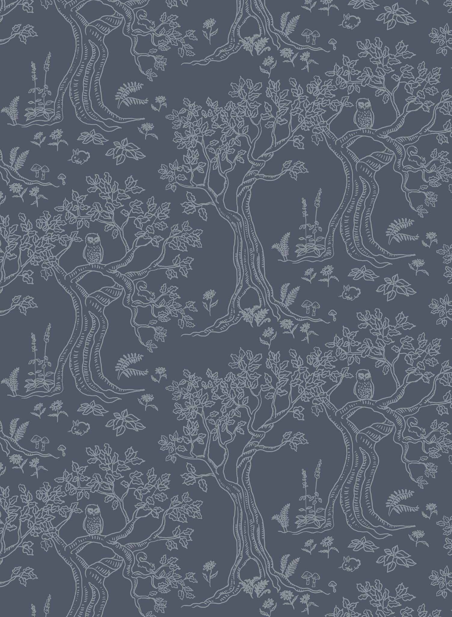 Enchanted is a minimalist wallpaper by Opposite Wall of a enchanted trees