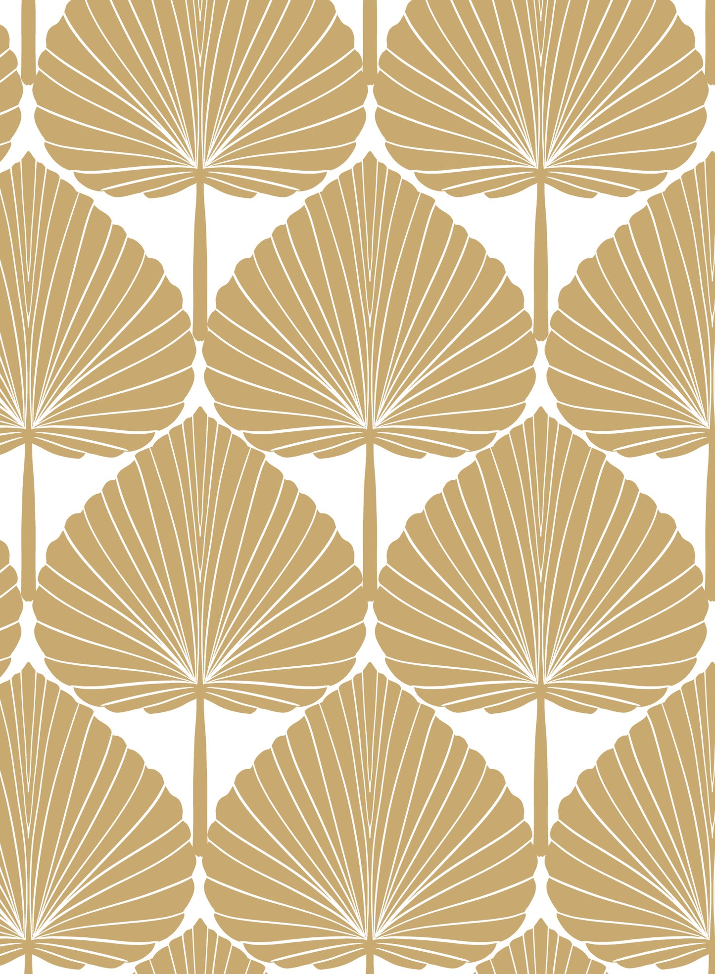 Art Deco Palms, Wallpaper