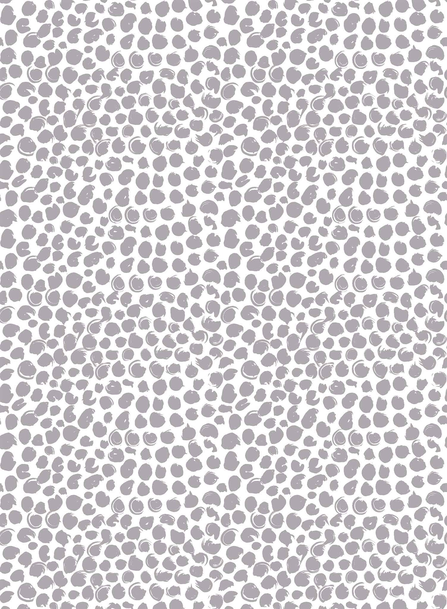 On the Dot is a minimalist wallpaper by Opposite Wall of imperfect dots of different sizes and looks.