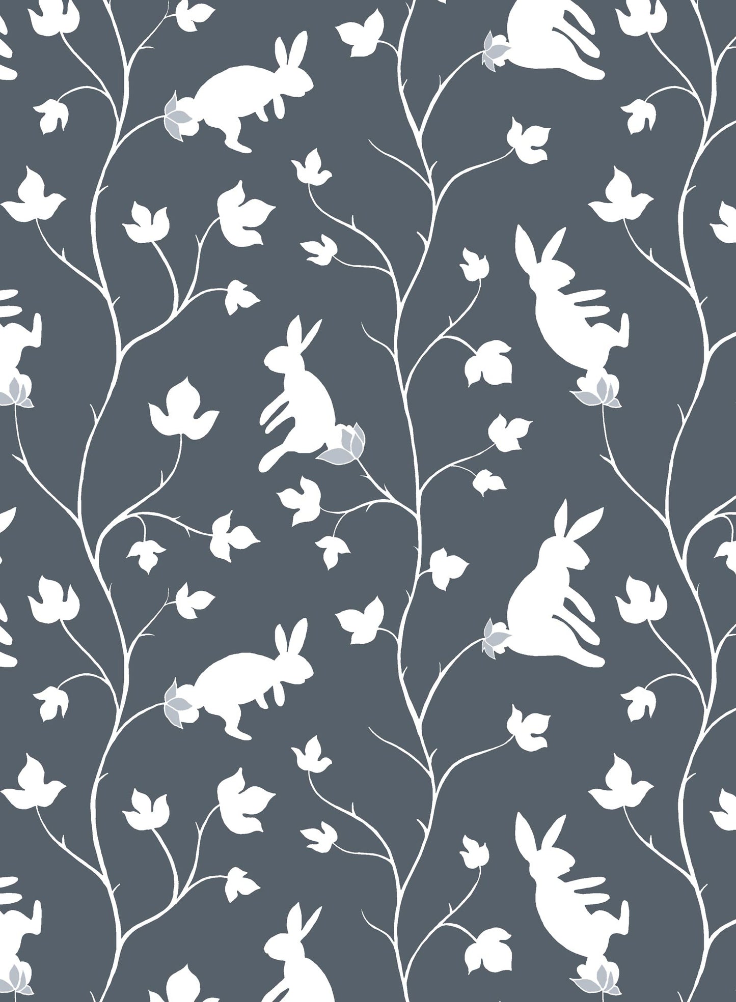 Bunny Tree is a minimalist wallpaper by Opposite Wall of rabbits growing in trees.