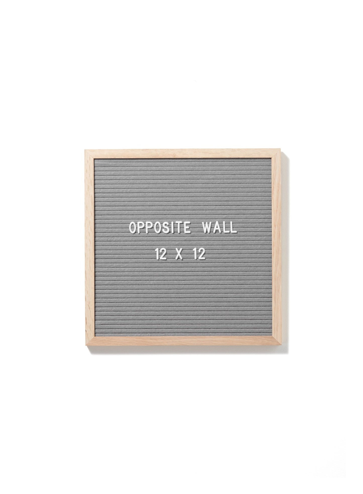 Solid Oak Letter Board, Grey Felt | 12x12