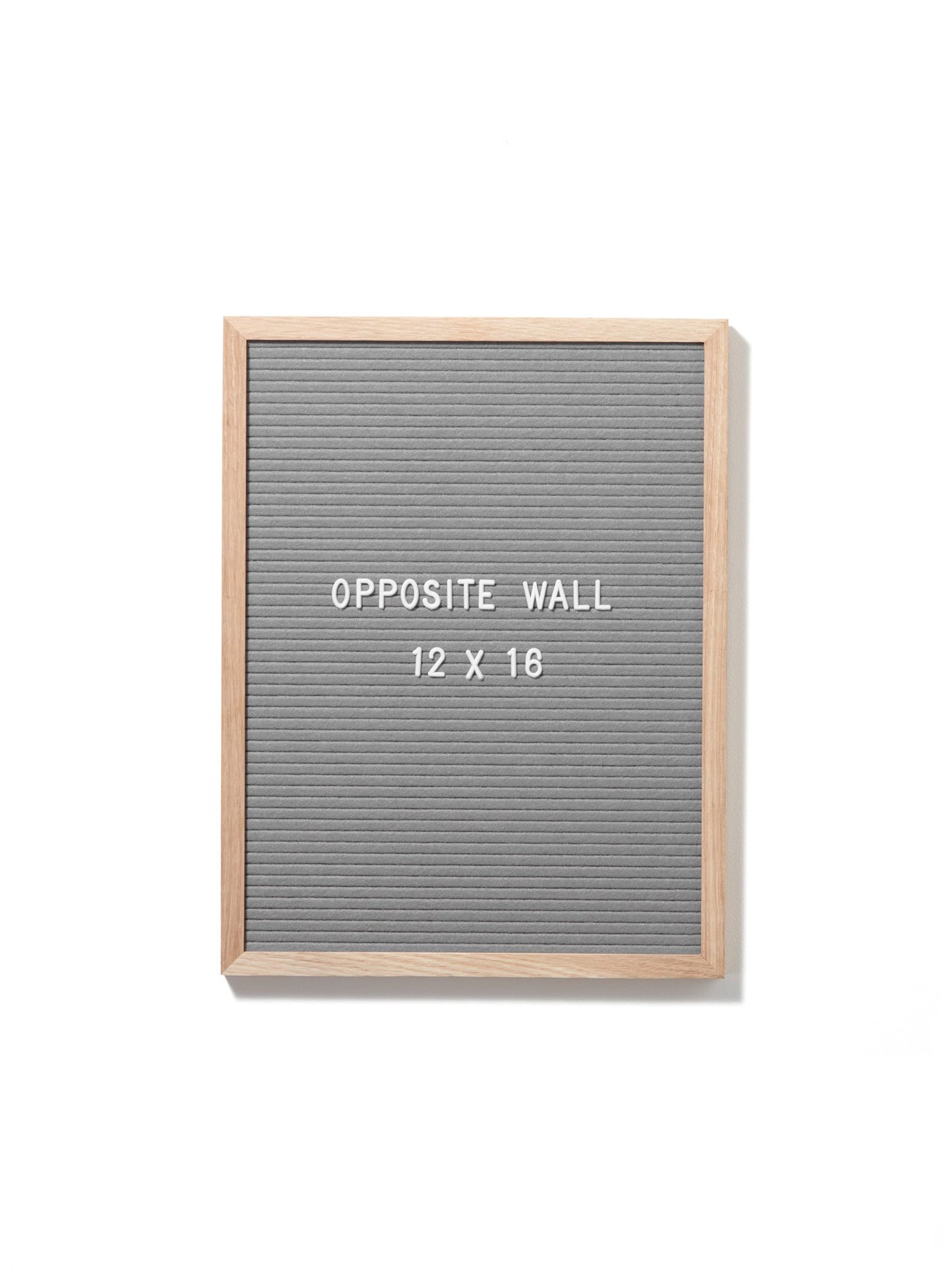 Solid Oak Letter Board, Grey Felt | 12x16