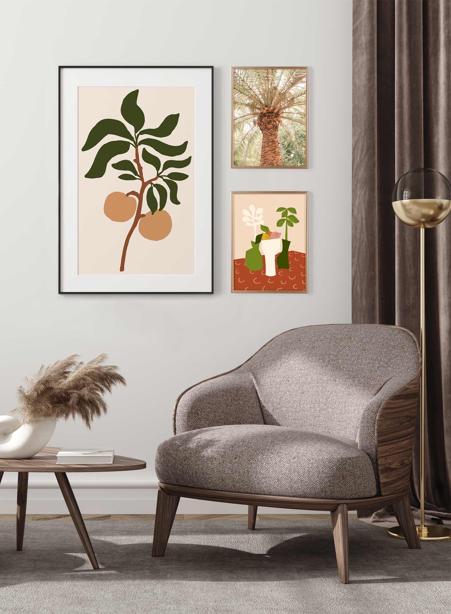 Orange Tree Branch is an orange fruit illustration poster by Opposite Wall.