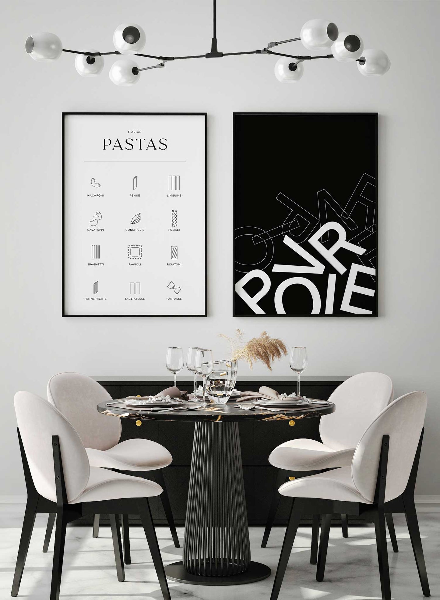 Pasta is an illustrated pasta guide poster by Opposite Wall.