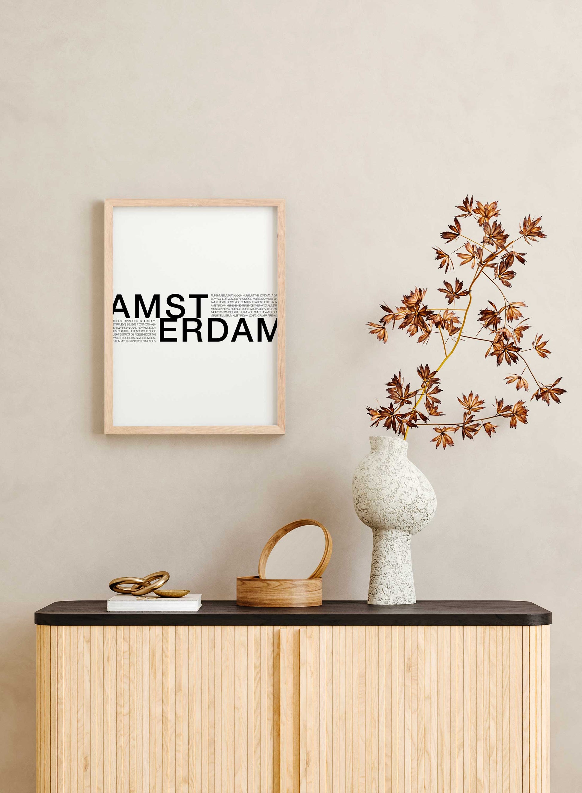 Amsterdam Typography, Poster | Oppositewall.com