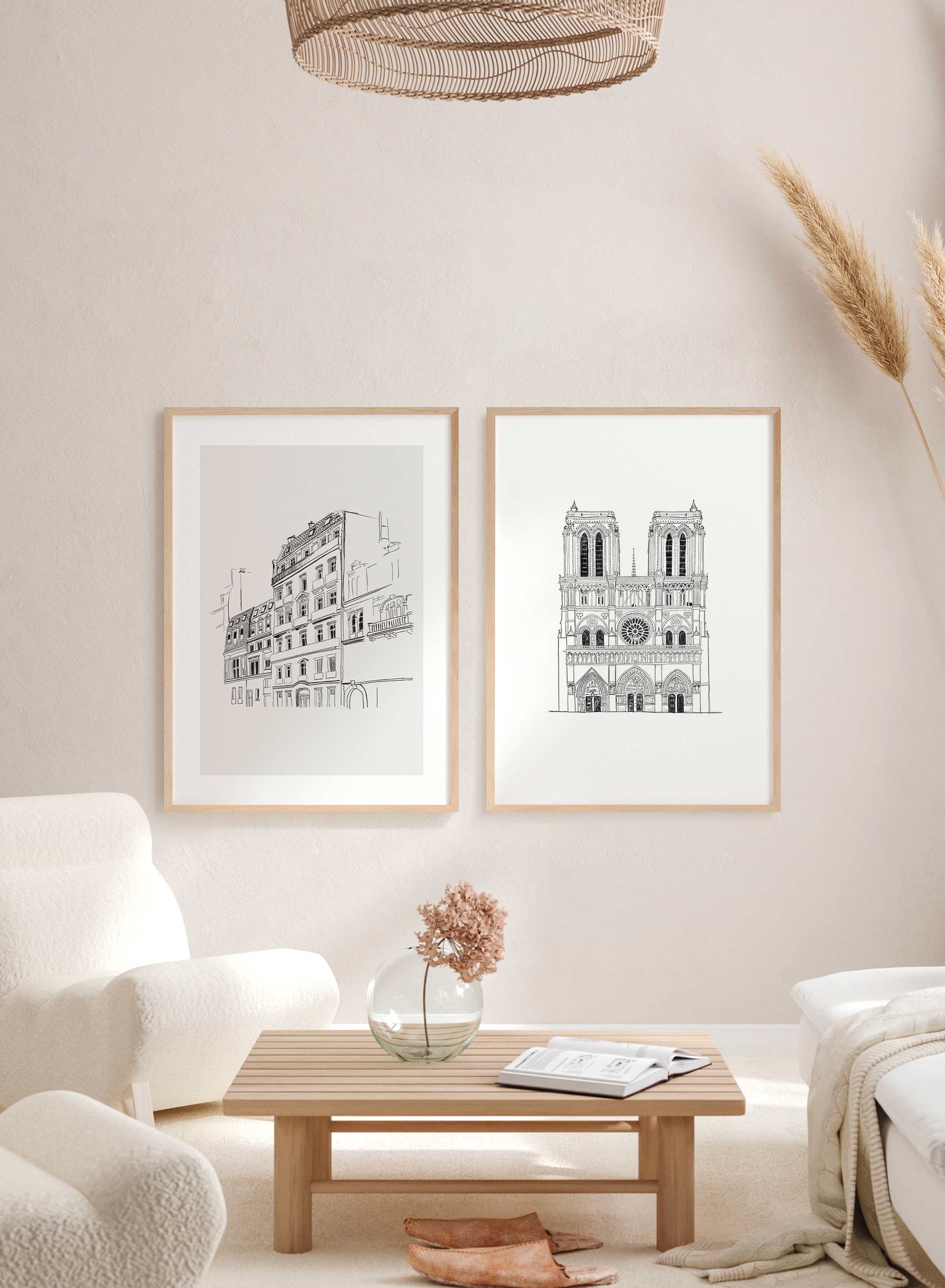 Paris Neighbourhood Sketch, Poster | Oppositewall.com