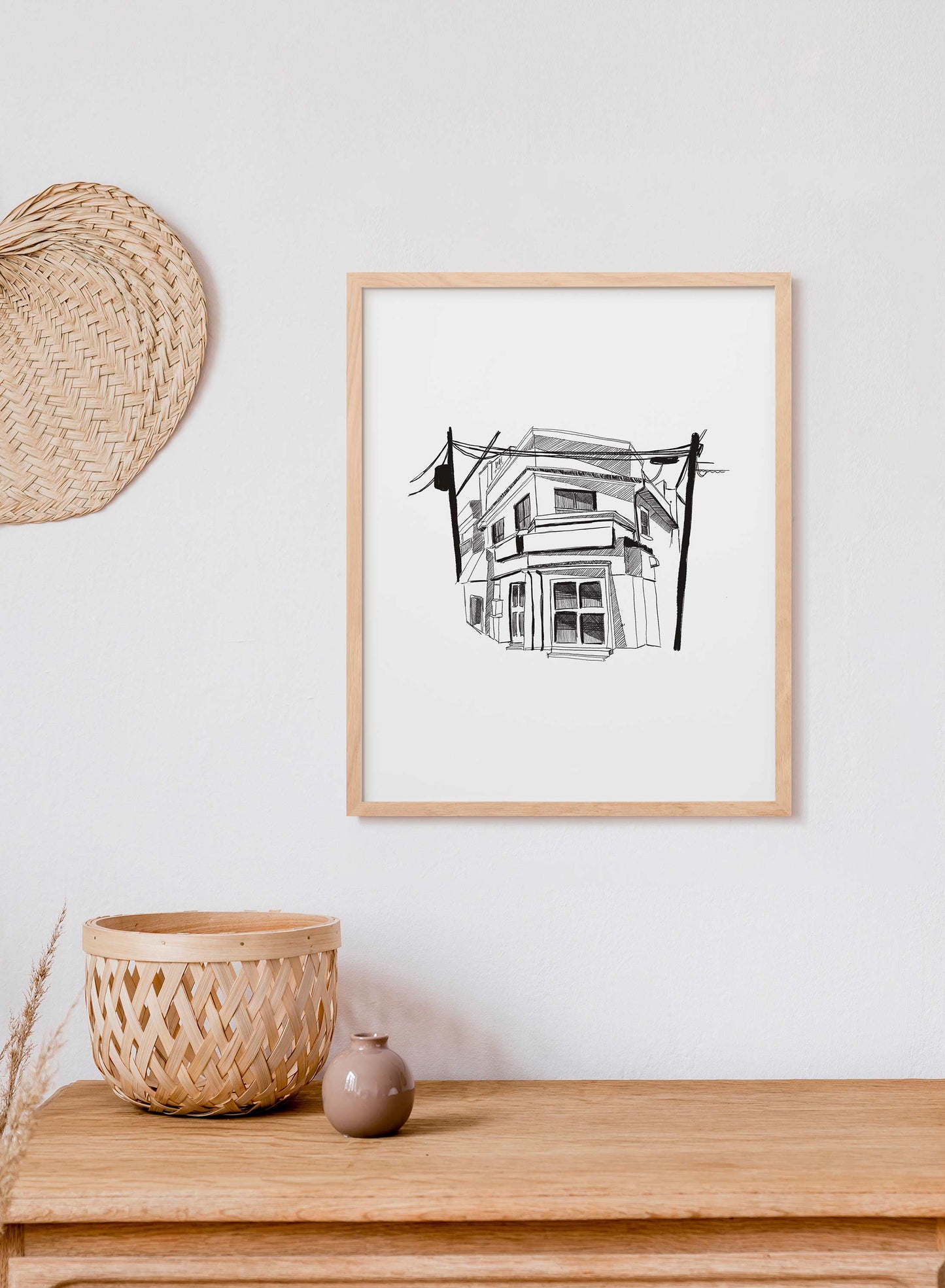 Tokyo Neighbourhood Sketch, Poster | Oppositewall.com