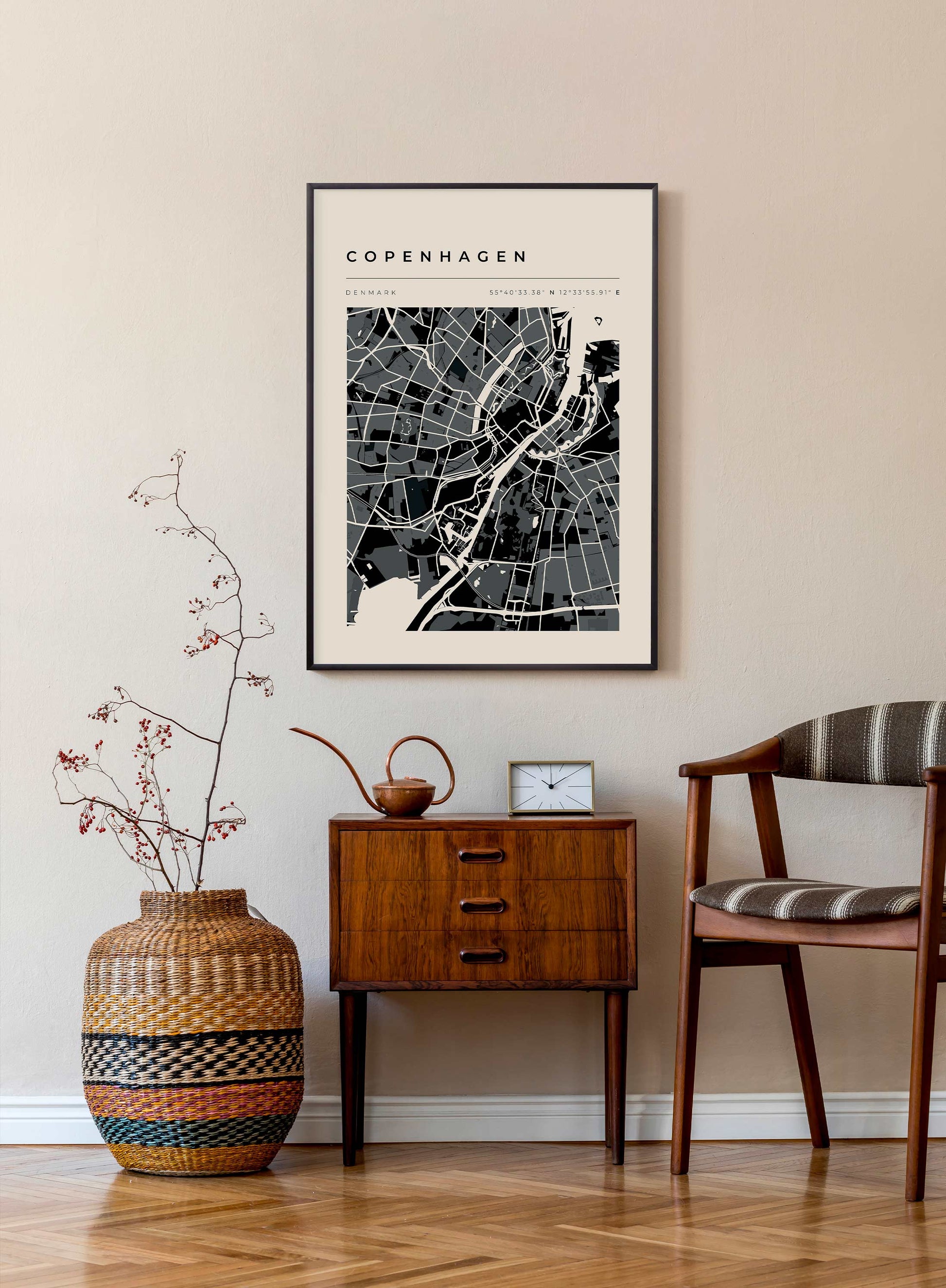 Copenhagen Map, Poster | Oppositewall.com