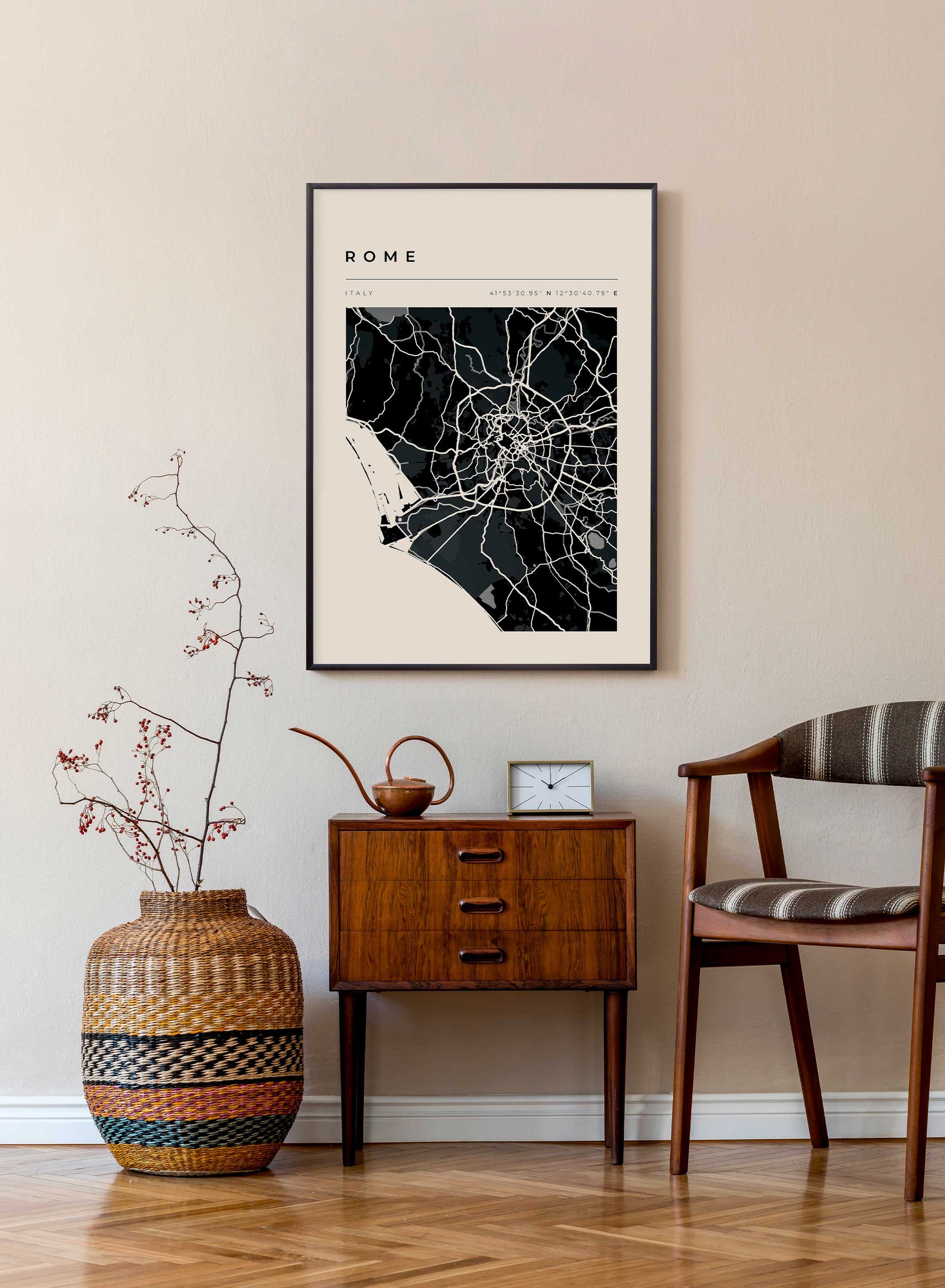 Rome Map, Poster | Oppositewall.com