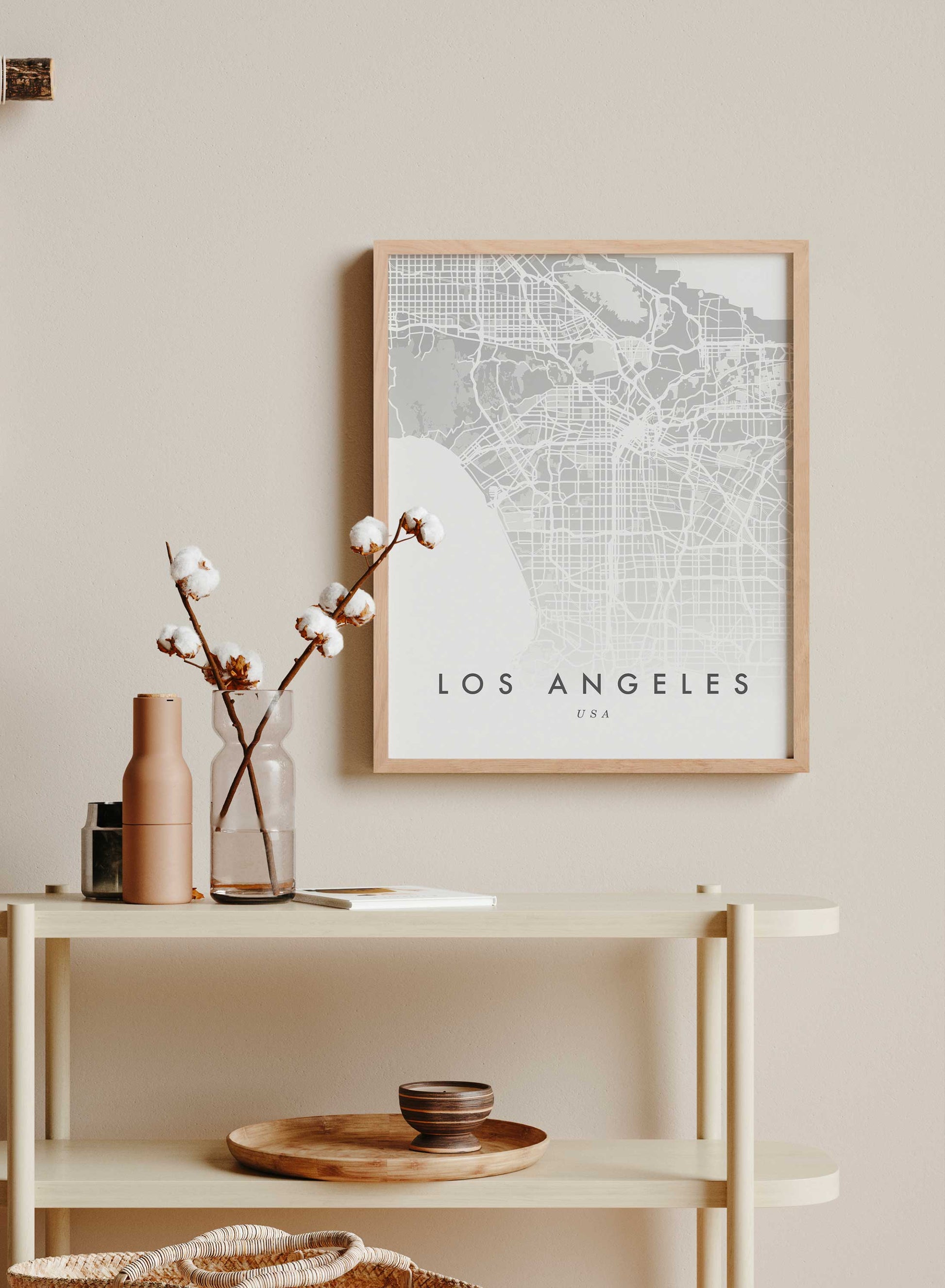 Los Angeles Map, Poster | Oppositewall.com