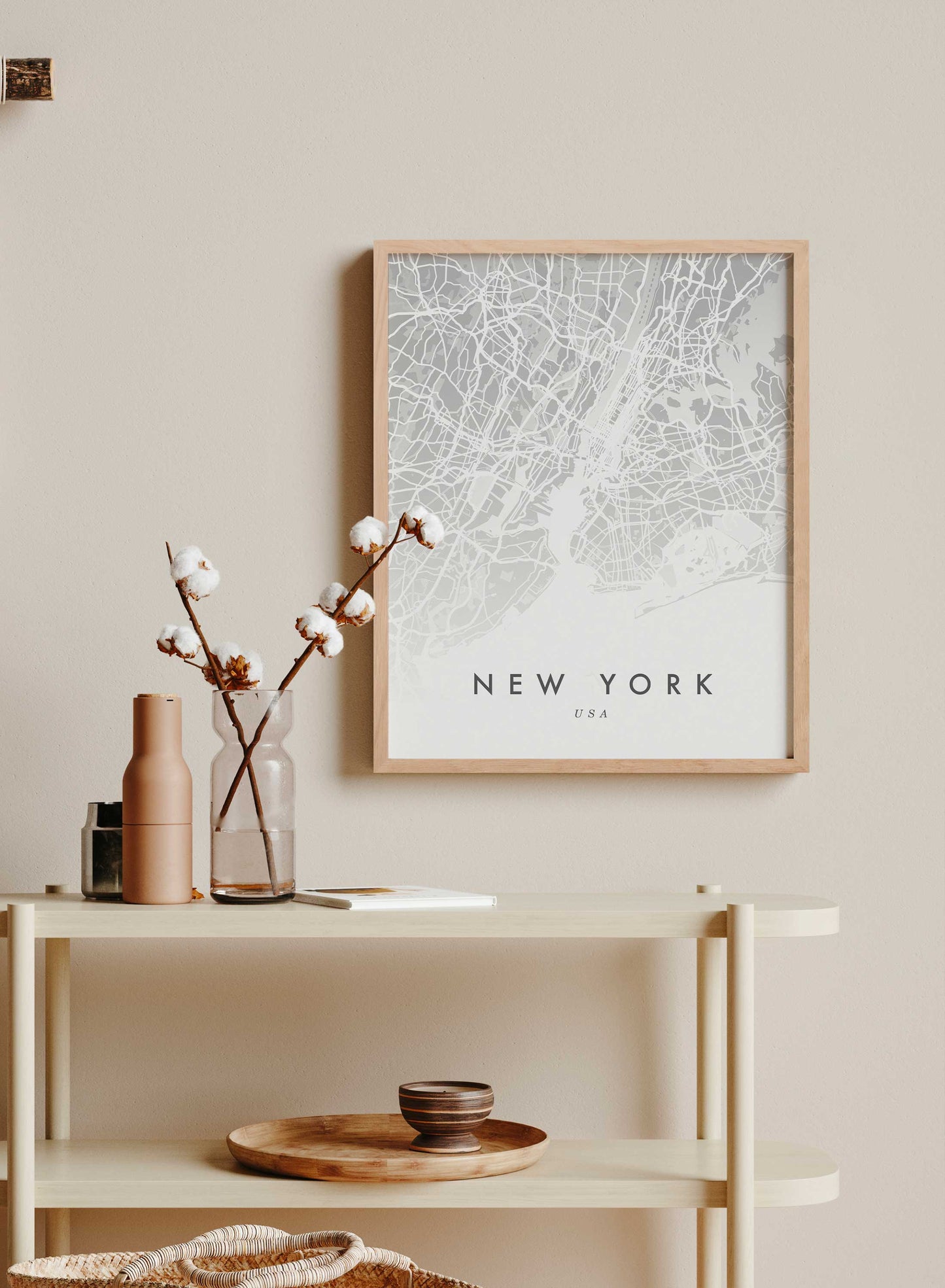 New York Map, Poster | Oppositewall.com