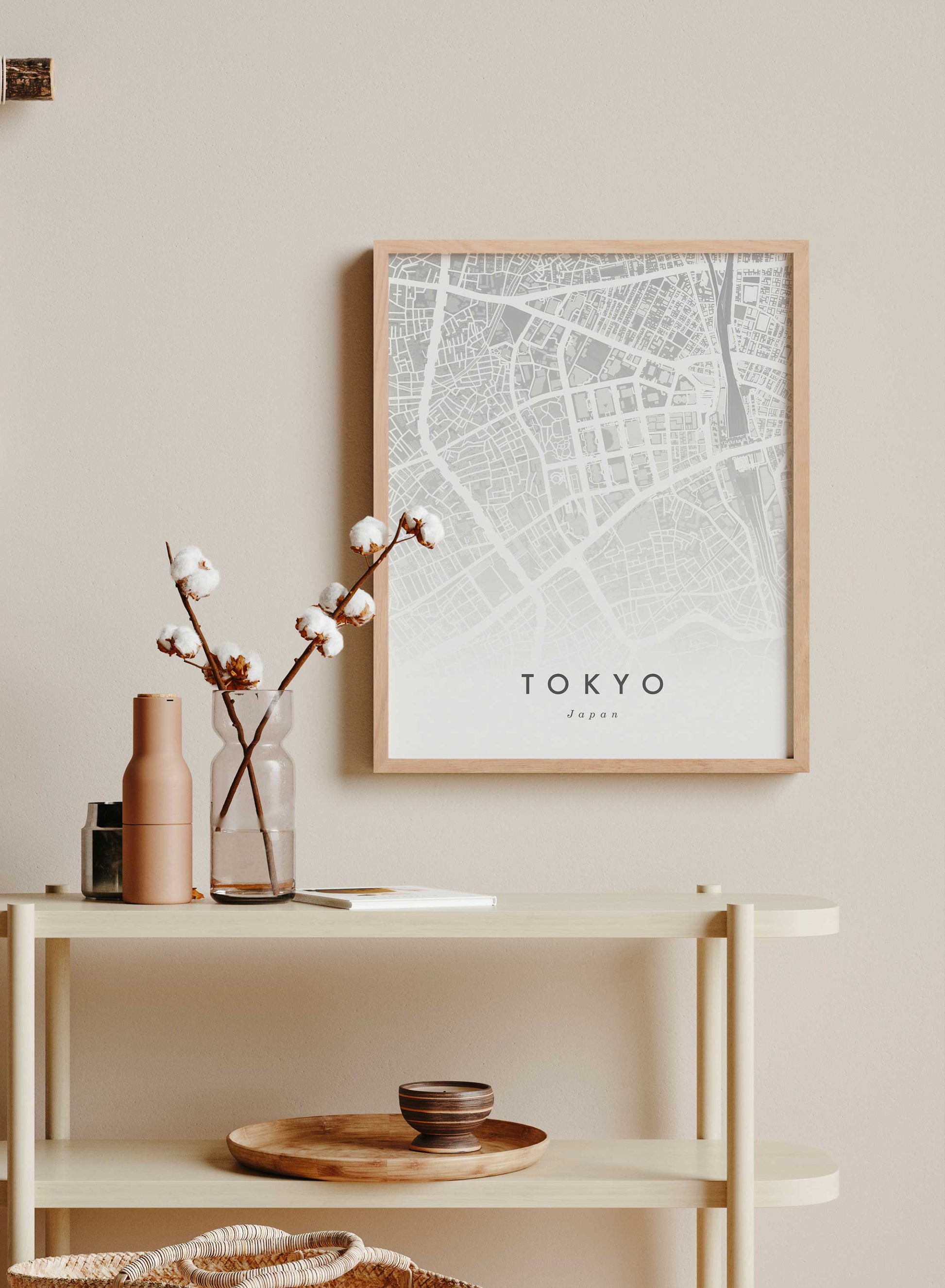 Tokyo Map, Poster | Oppositewall.com