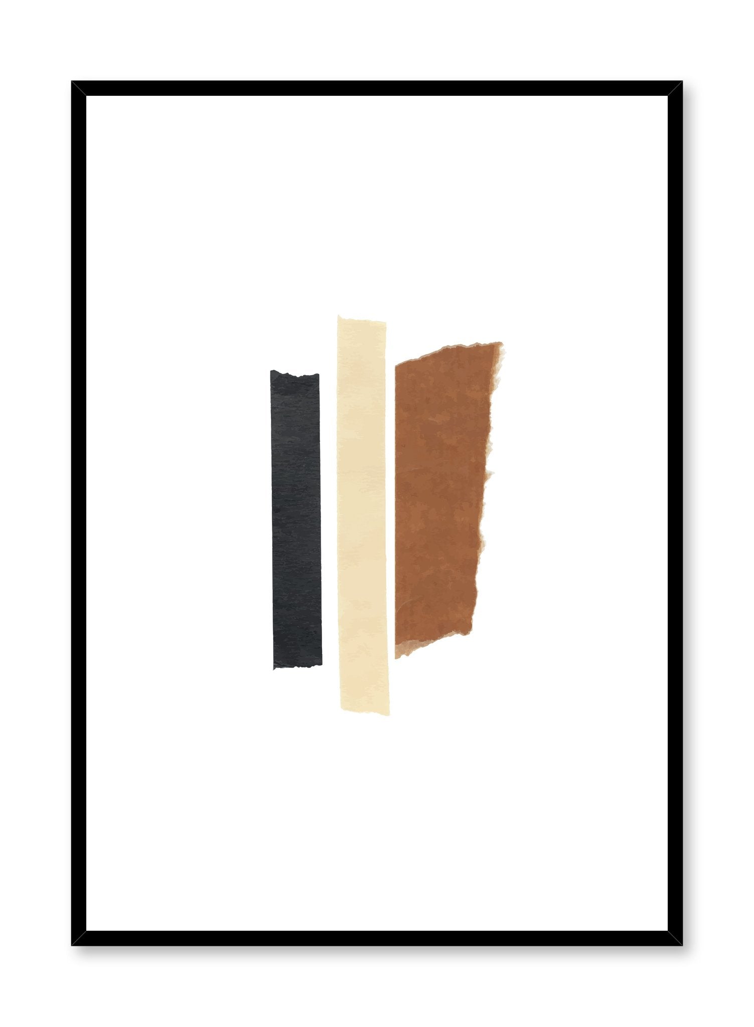 Modern minimalist poster by Opposite Wall with Abstract Collage No.2