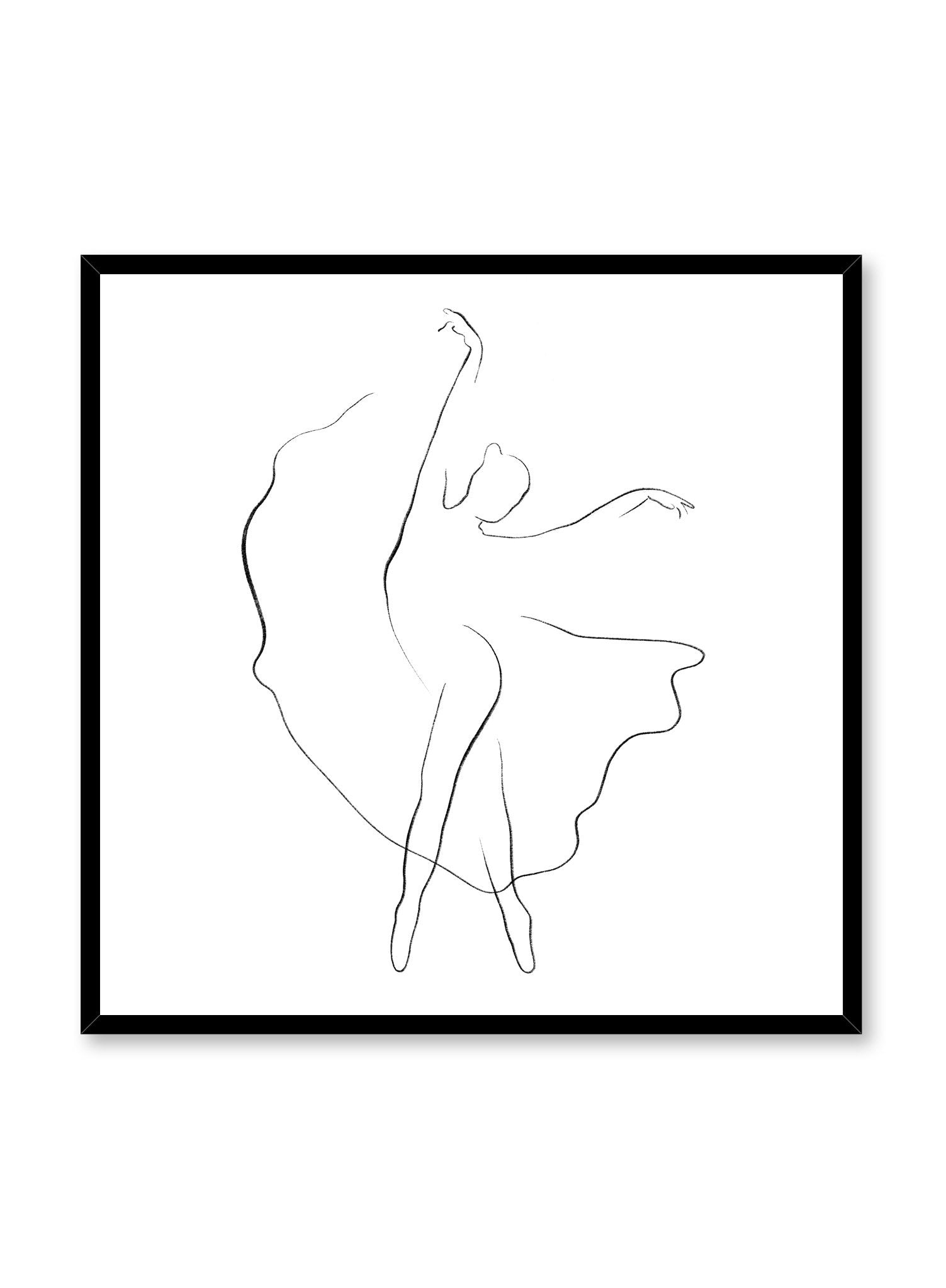 Modern minimalist poster by Opposite Wall with abstract illustration of Attitude