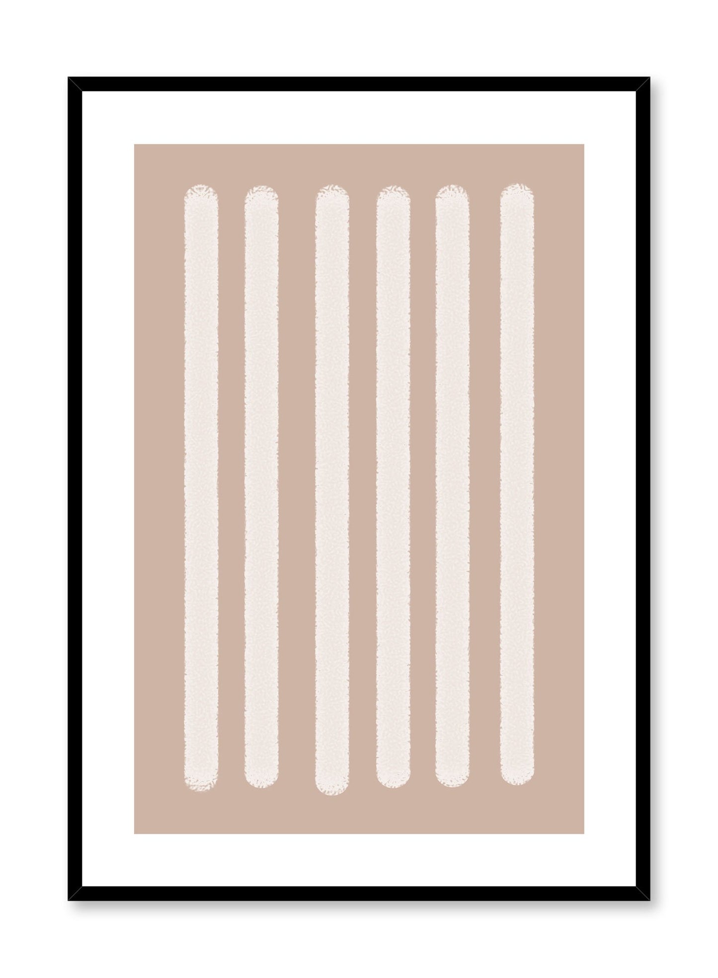 Minimalist design poster by Opposite Wall with abstract beige rectangle shapes