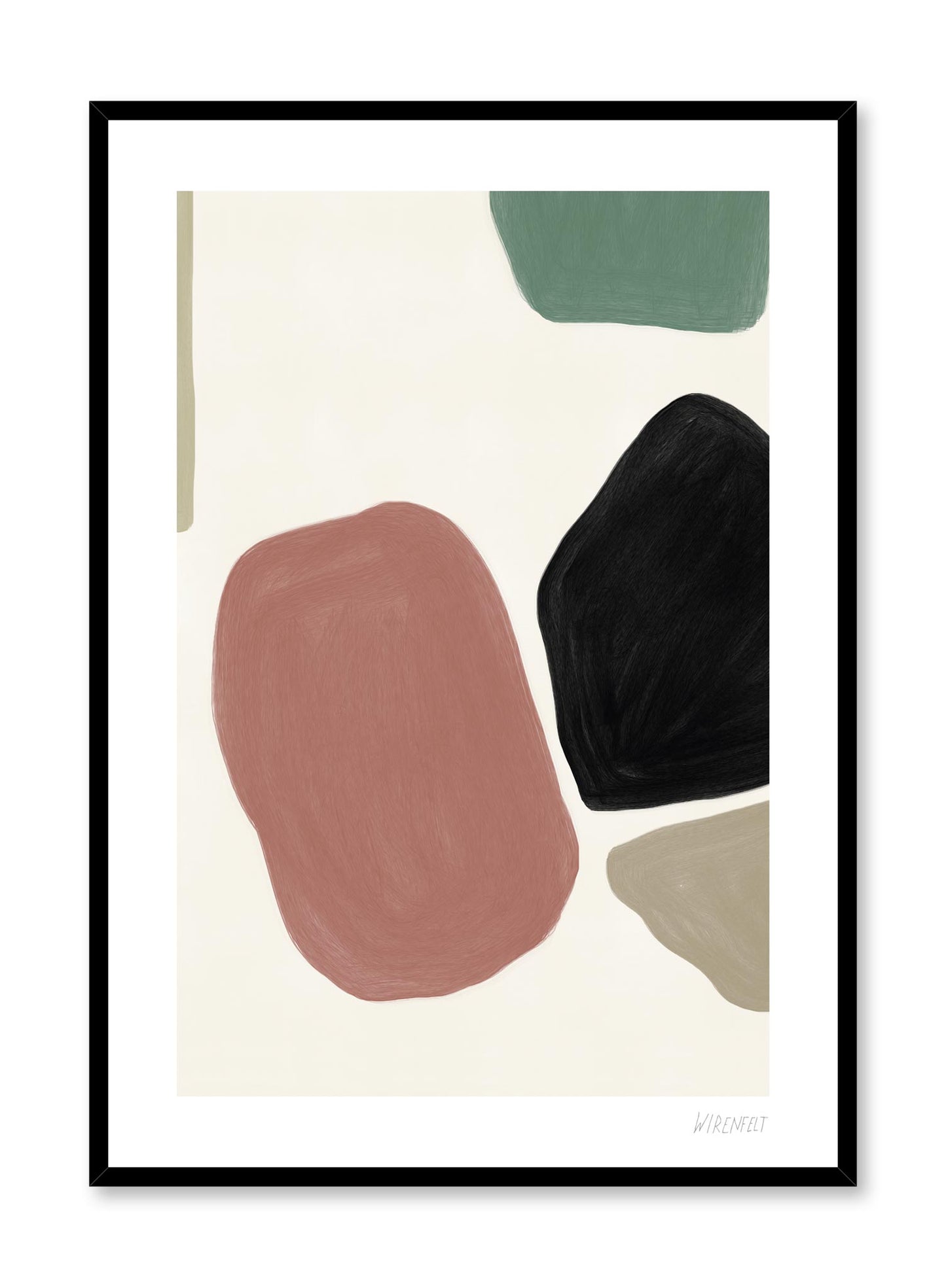 Minimalist abstract art paint design by Lisa Wirenfelt of Muted Beauty - find at Opposite Wall