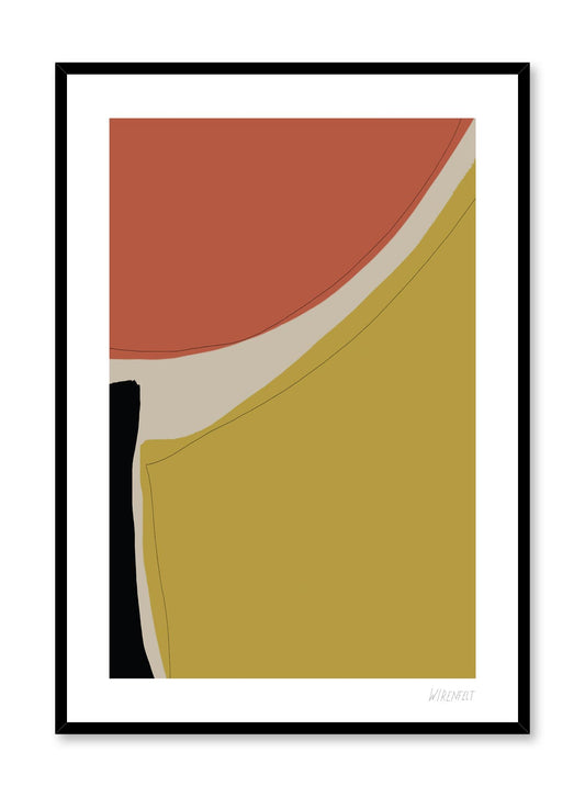 Minimalist abstract art design entitled Bossa Nova by Lisa Wirenfelt - find at Opposite Wall