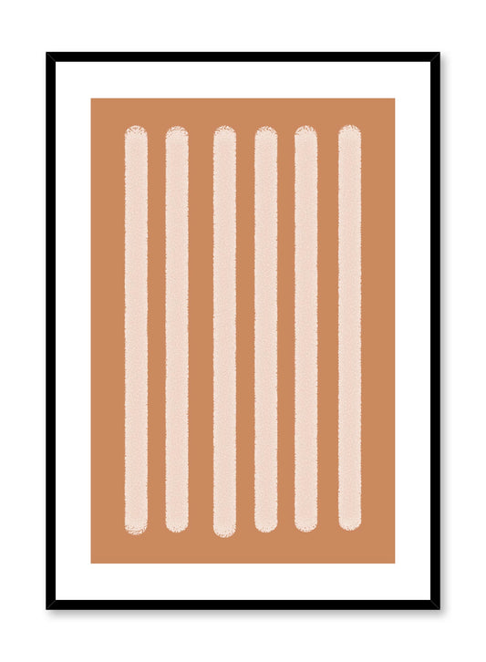 Minimalist design poster by Opposite Wall with abstract orange rectangle shapes