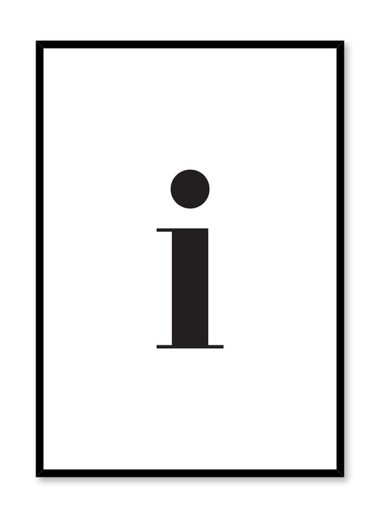 Lowercase Letter I, Poster