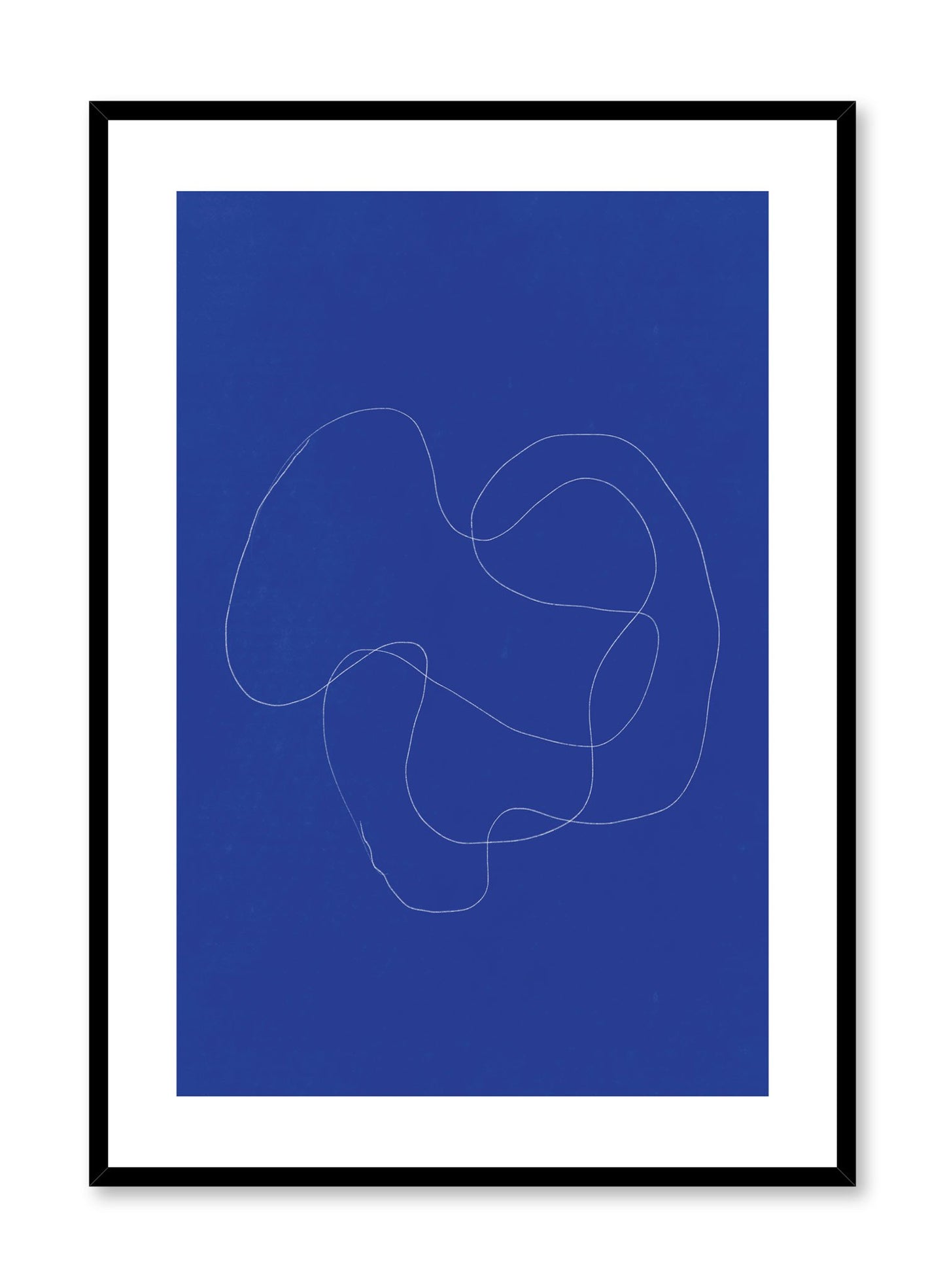 Modern minimalist poster by Opposite Wall with abstract design of Squid Ink Truffle by Toffie Affichiste