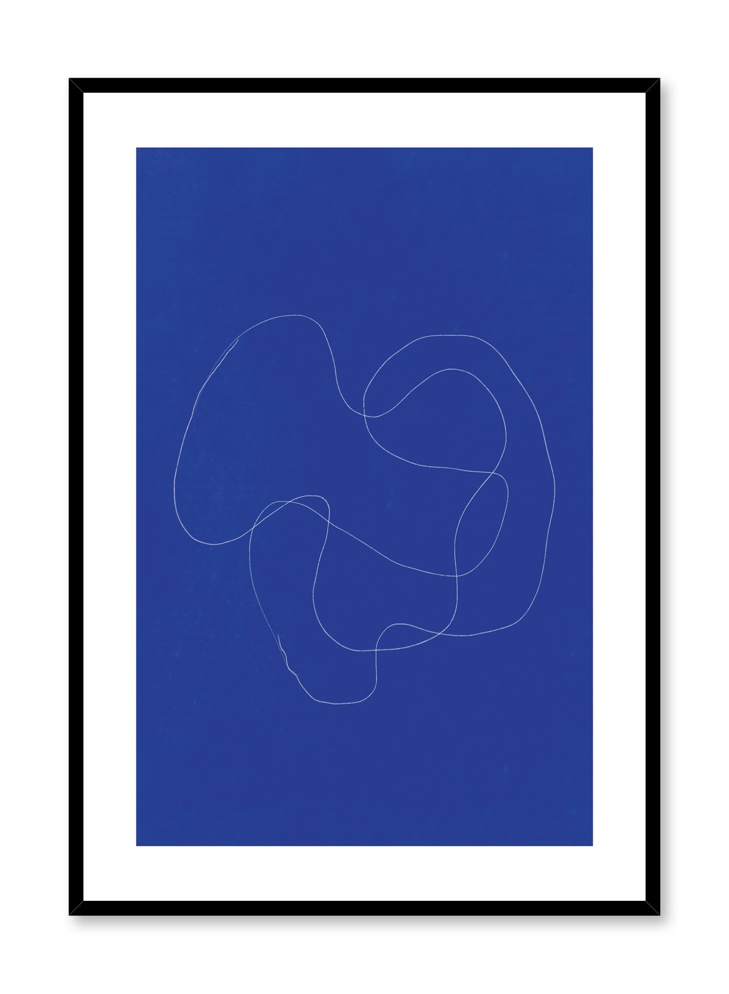 Modern minimalist poster by Opposite Wall with abstract design of Squid Ink Truffle by Toffie Affichiste