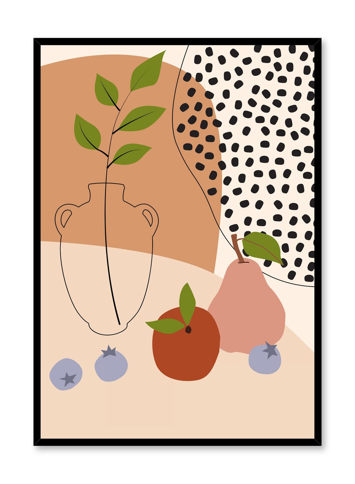 Fruity Harmony is a fruit illustration poster by Opposite Wall.