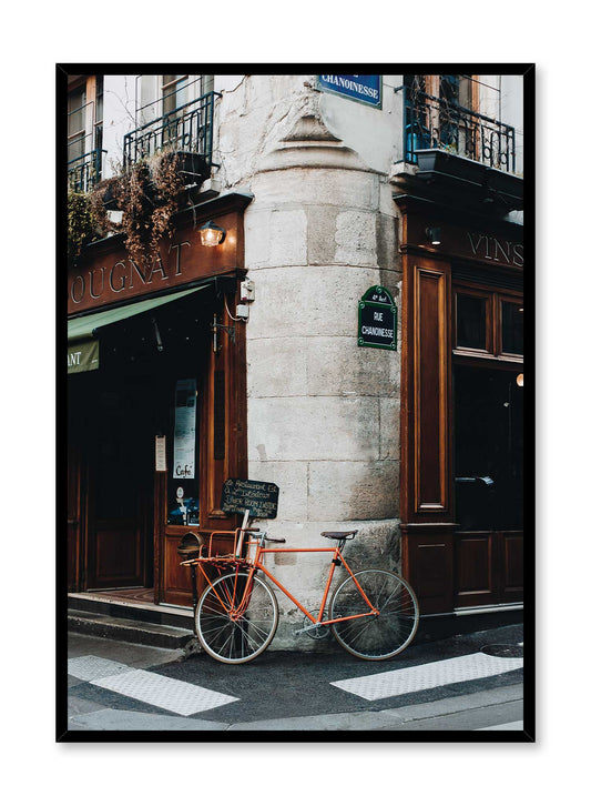 Photography of a bike in Paris, Poster | Oppositewall.com