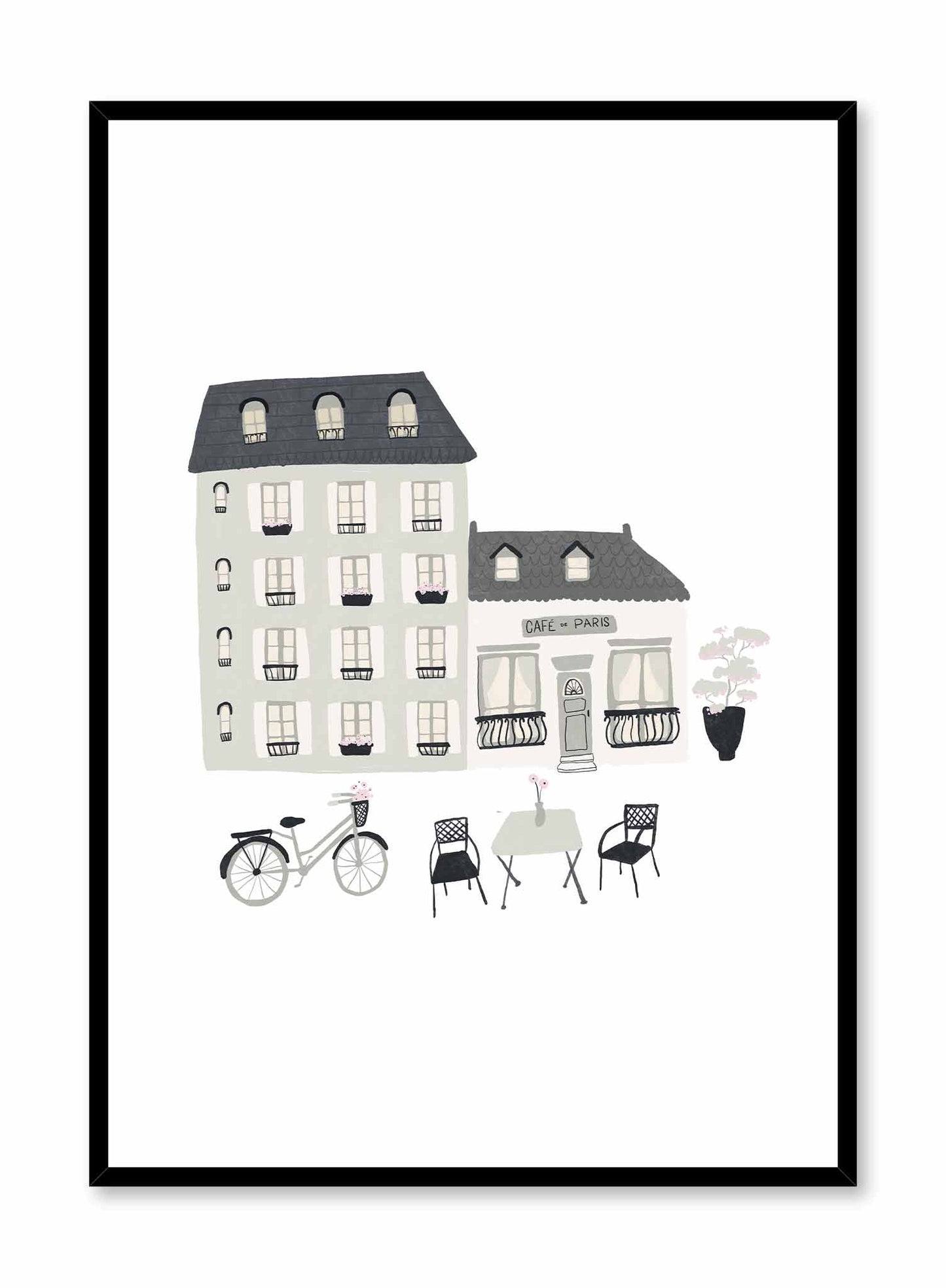 Paris Illustration, Poster | Oppositewall.com