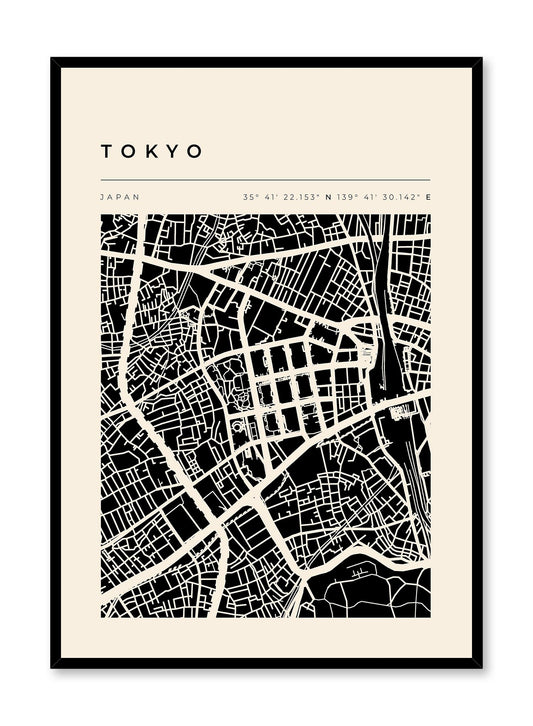 Tokyo Map, Poster | Oppositewall.com