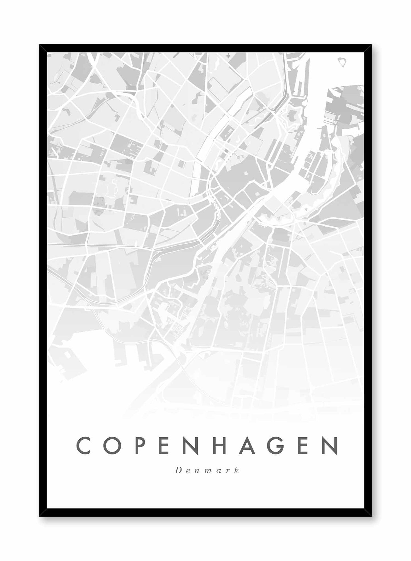 Copenhagen Map, Poster | Oppositewall.com