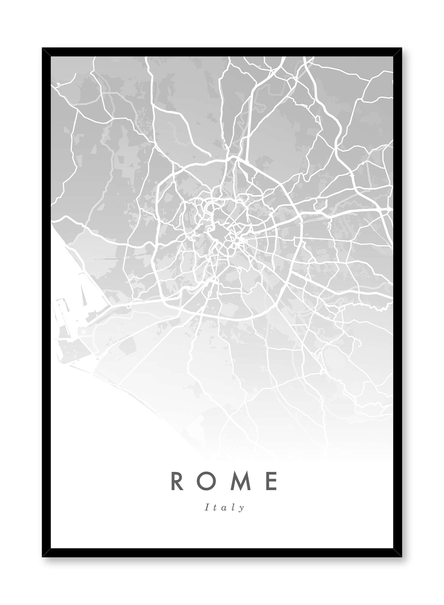 Rome Map, Poster | Oppositewall.com