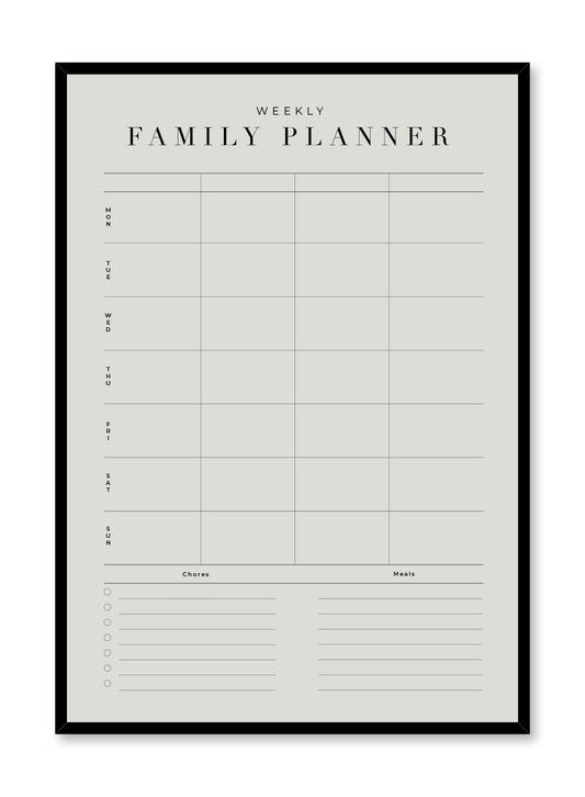 Family, Planner