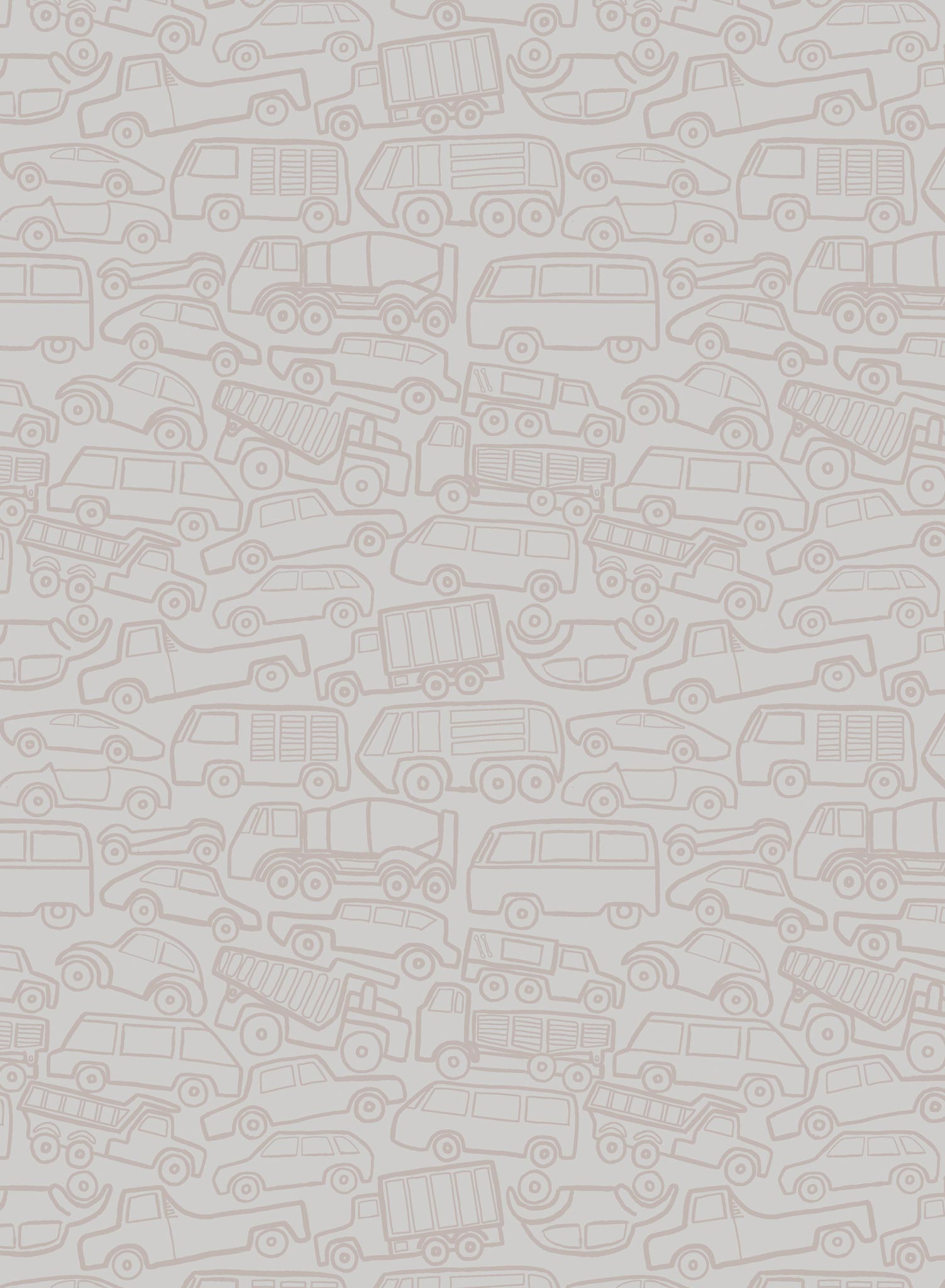 Traffic Jam is a Minimalist wallpaper by Opposite Wall of a cars & trucks pack together.