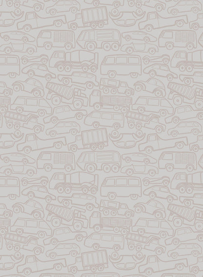 Traffic Jam is a Minimalist wallpaper by Opposite Wall of a cars & trucks pack together.