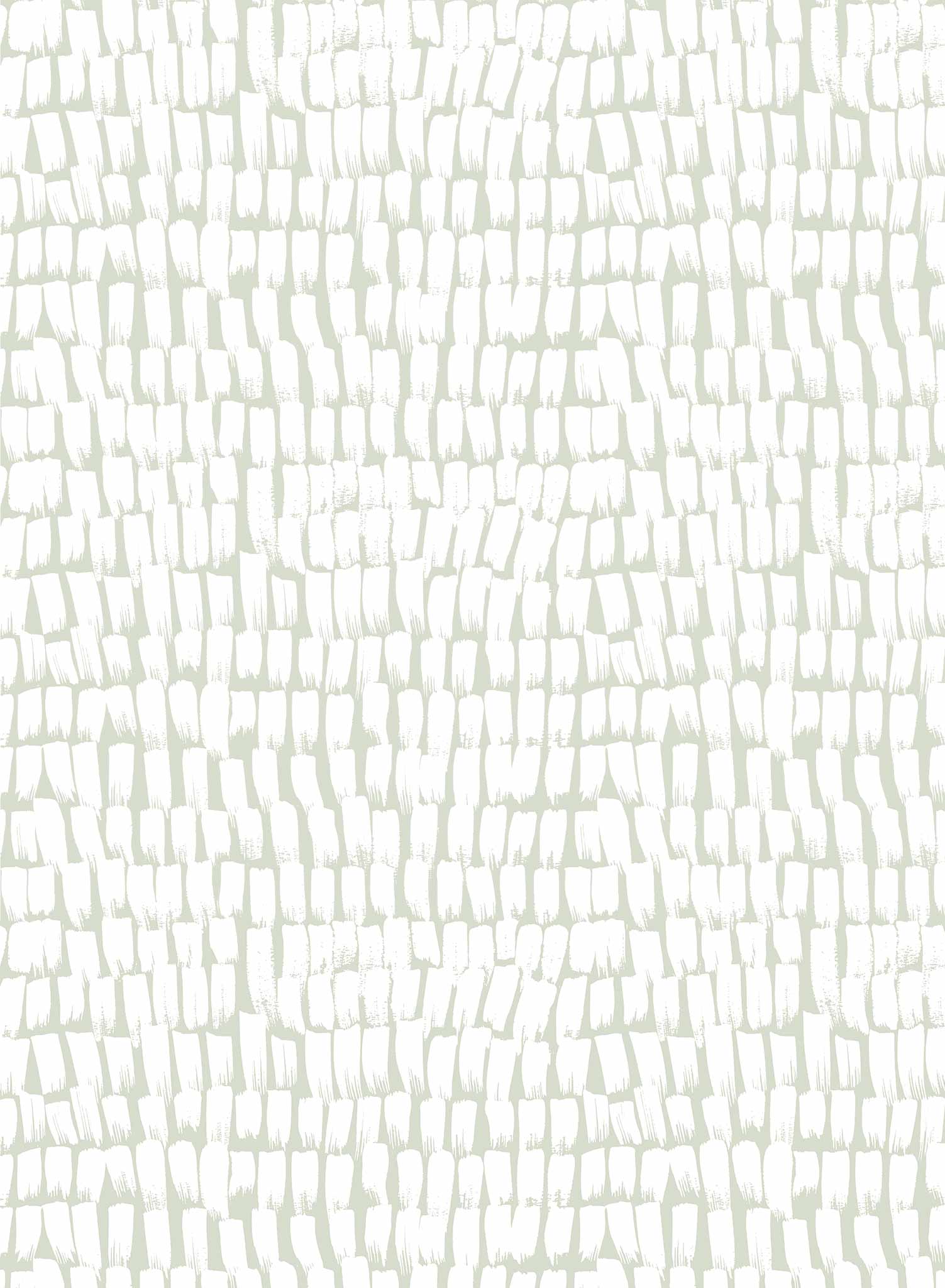 Stroke of Genius is a minimalist wallpaper by Opposite Wall of short vertical brush strokes.