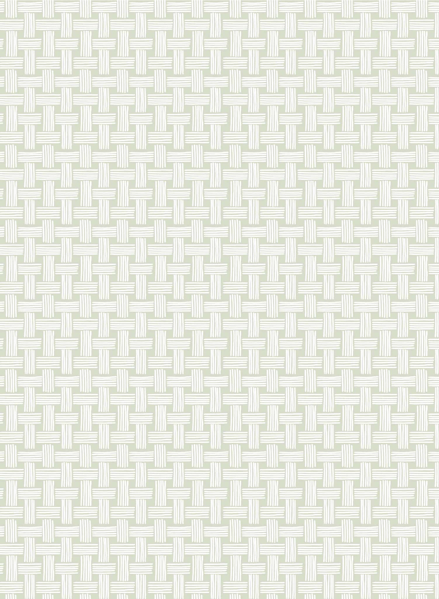 Basket Case is a minimalist wallpaper by Opposite Wall of a basket weave pattern.