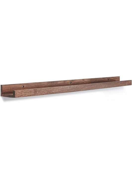 Dark Oak Wall Shelf, 35 in | 89 cm
